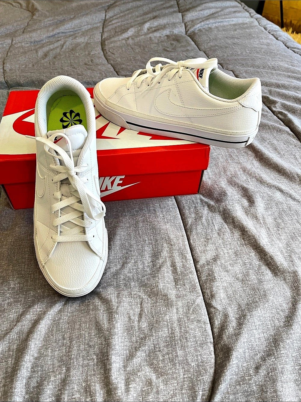 Nike Court Legacy Next Nature Women's White Sneakers, size 11